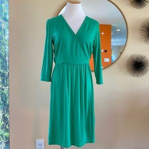 KENAR Wrap Front Dress